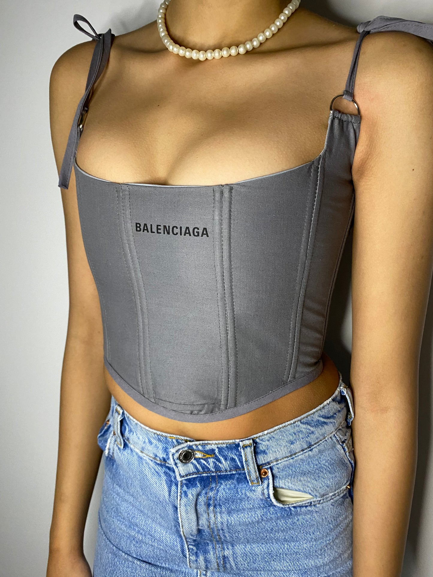 Reworked Balenciaga Designer Corset