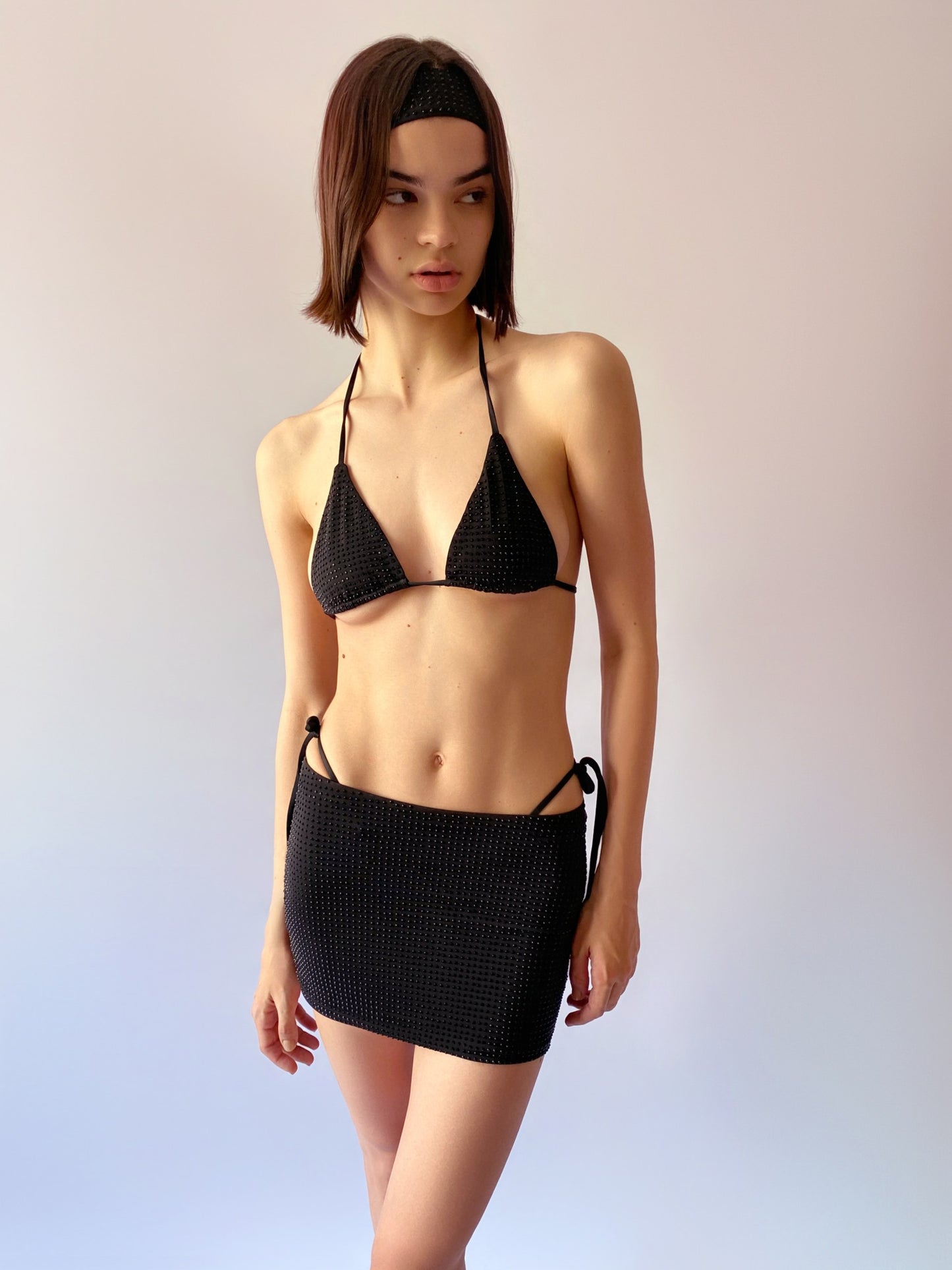 Crystal Bikini in Black