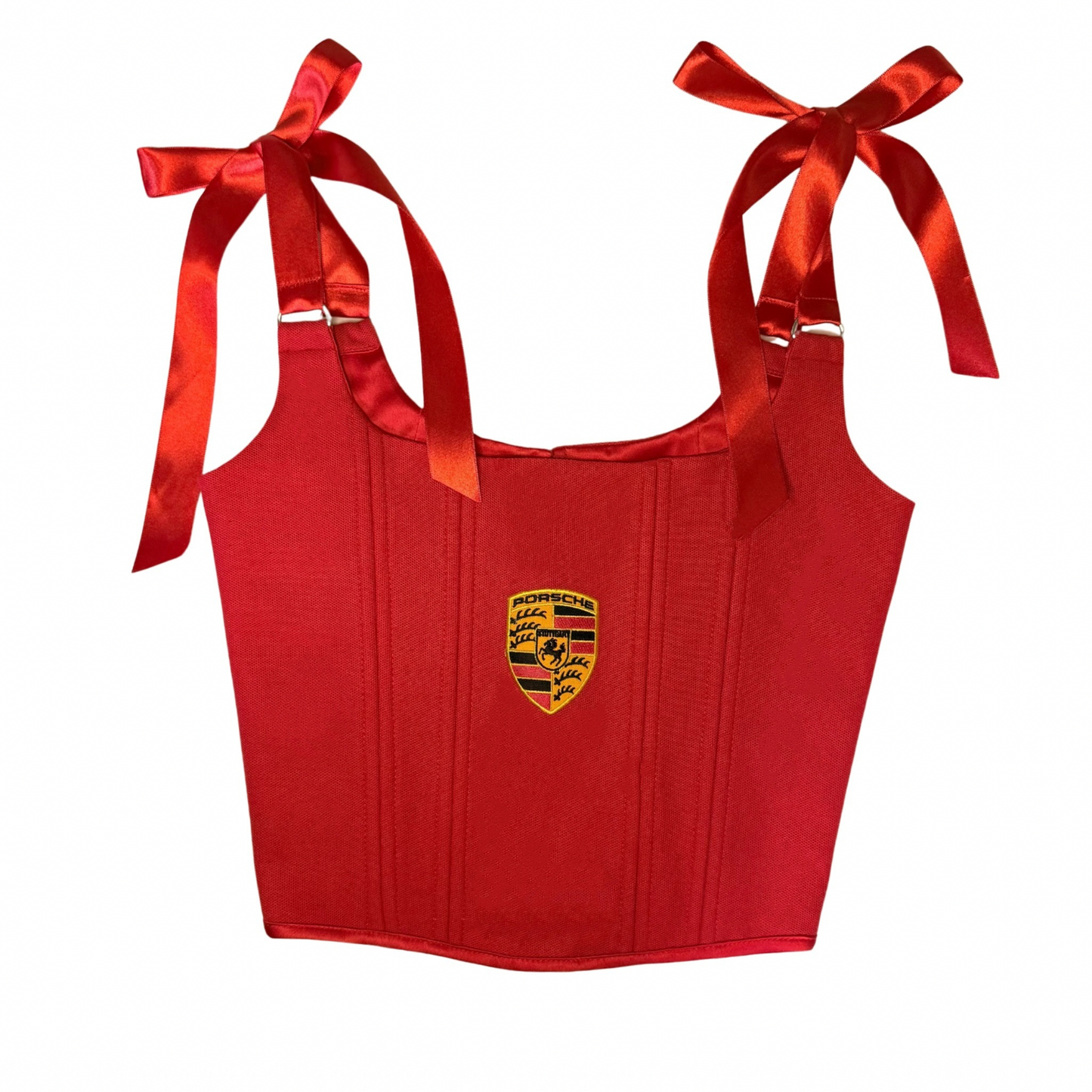 Reworked Porsche Red Corset