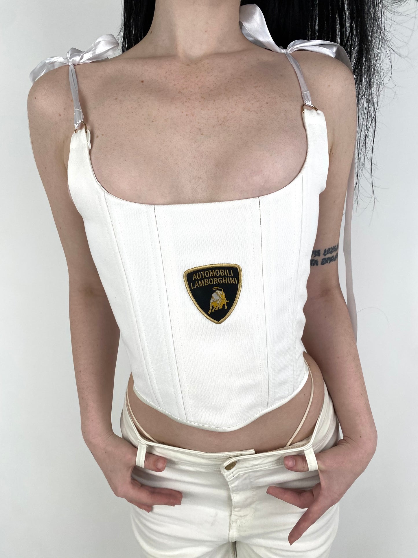 Reworked Lamborghini White Corset