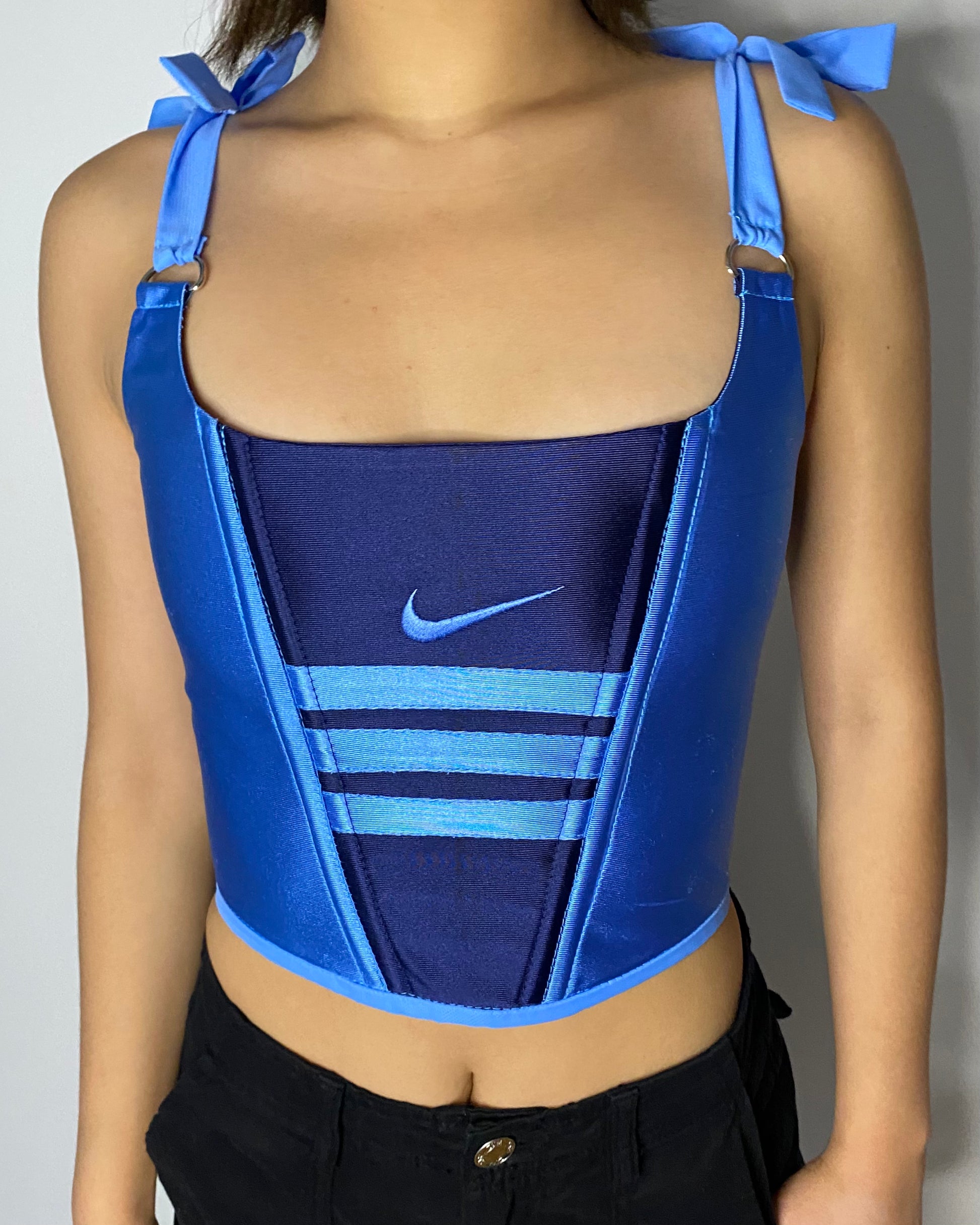 Vintage customized Nike tie dye corset top – JUTKA & RISKA